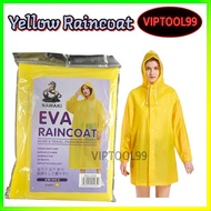 YELLOW RAINCOAT WATERPROOF YELLOW RAINCOAT PVC YELLOW RAINCOAT FREE SIZE PVC YELLOW RAINCOAT