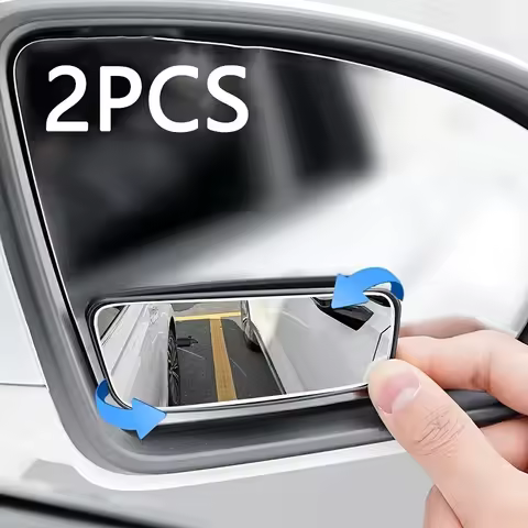 NEW 2PCS Car Side Mirrors Blind Zone Mirrors 60 Degree Wide Angle Additional Spherical Dead Zone Mir
