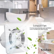 (Cod) Exhaust Fan Bathroom Booster Fan 4 / 6 / 8 Inch Exhaust Fan Ventilation Wall Exhaust Fan