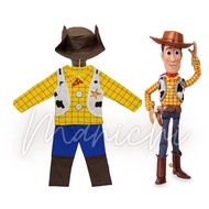 Kids Set Woody Cowboy  Costume +Hats+Long Pants