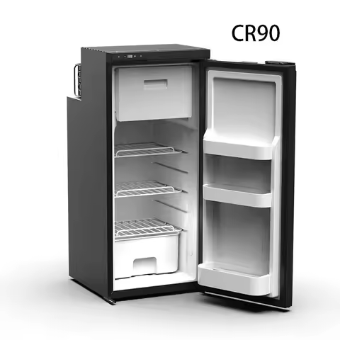 92.9L 12/24V Upright RV Fridge Car Freezer Electric Cooler Box for Camping Marine Single/Double-door