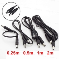 DC Power cable 5.5 x 2.1mm Male Adapter Connector Cable 12V Power Extension Cords  SG10B2