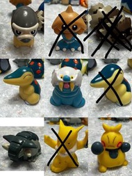 ［中古絕版］🇯🇵購自日本 中古 絕版 美品 罕有 限量版 透明 限定品 稀少品 pokemon figure  寵物小精靈 寶可夢 手指頭 指頭公仔 指人形 盾甲龍 戰舞郎 蛇紋熊 頓甲 幕下力士 引