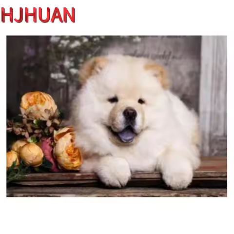 Diamond Painting Dog Chow chow Animal Sale Special Offer New 2021 5D Diy Rhinestone Picture Cross St