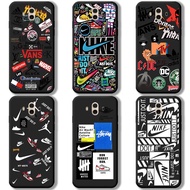 Huawei Mate 10 Pro 10 Lite 9 Lite 8  Black Phone Case ni  ke air sports Joint name jor  dan Graffiti
