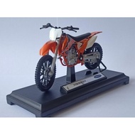 Diecast Miniature Dirt Bike KTM 450 SX-F 18. Scale cross Motorcycle