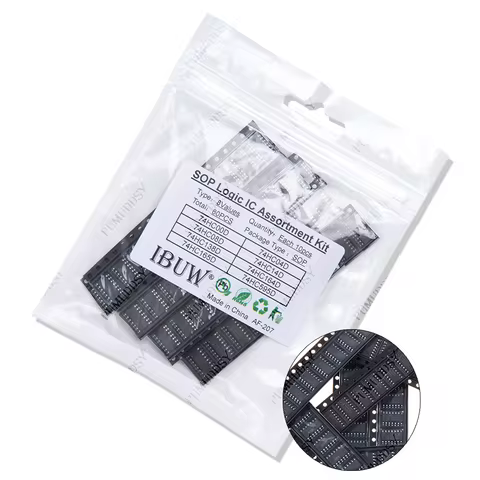 80PCS SMD 74HC00D 74HC04D 74HC08D 74HC14D 74HC138D 74HC164D 74HC165D 74HC595D SOP Logic IC Assortmen