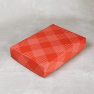 plaid notebook box