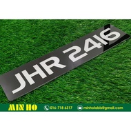 Number Plate Kereta 2D + Frame Cover (Custom Design)