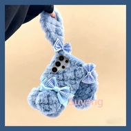 Cute Bowknot Soft Rabbit Ear Plush Phone Case For OPPO F31 F29 F27 F21 Pro F19 F11 F9 F7 A80 A5 A9 A