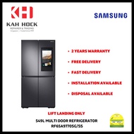 RF65A9770SG/SS 549L MULTI DOOR REFRIGERATOR - 2 YEARS MANUFACTURER WARRANTY + FREE DEL