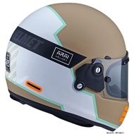Motorcycle Helmet Arai Concept-X Beige RetroClassicCafe Racer Full Face Helmet
