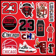 CHICAGO BULLS STICKERS NBA BASKETBALL MICHAEL JORDAN WATERPROOF STICKERS