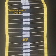 3 WATT 47 OHM RESISTOR GOOD QUALITY CONTENTS 5 PCS