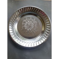 round plate 30cm 12"  35cm 14" talam besi 30cm talam besi 35cm talam besi bulat talam nasi arab ping
