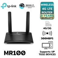 ✨โปรแรง++ COINSคืน15%⚡SQGNWTYF⚡ TP-LINK MR100 4G ROUTER WIRELESS N300 เร้าเตอร์แบบใส่ซิมรองรับ 4G เค