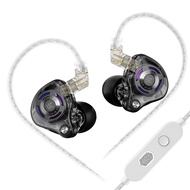 KZ Gale Earphones Wired HiFi Earsets Noise Cancelling Bass Earbuds In Ear Monitor IEM No Mic Comfort