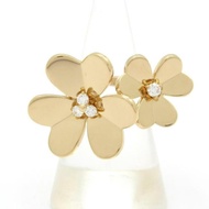 Van Cleef & Arpels Cleef&Arpels Lee Ring 4p diamond K18YG Direct from Japan Secondhand