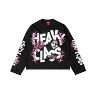 Heavyclass - Longsleeve Boxy 24s | QUEEN QUEEN | Black Black Black