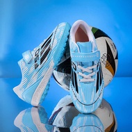 Children Football Boots Men AG Long Spike Seamless Flying Knit Outdoor Football Boots Youth Artifici