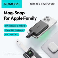 Romoss WMO10C 10000mAh powerbank  15W Magnetic Power Bank for Android IOS and Smart Watch Compact Po