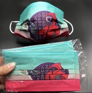 魷魚遊戲主題口罩 (成人)