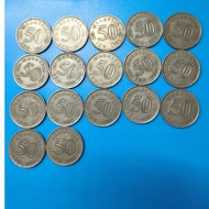 50sen Parlimen (1967-1988) Complete Set (17pcs)