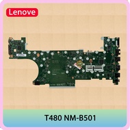 Lenovo Thinkpad laptop T480 motherboard asli NM-B501 Kartu grafis diskriI7-8550UNVIDIA GeForce MX150
