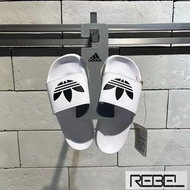 REBEL 👽 ADIDAS ORIGINALS 男 女 拖鞋 ADILETTE LITE 白黑 FU8297