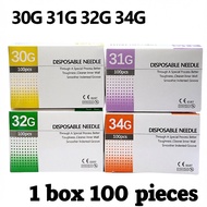 Disposable Small Needles 30G 31G 32G 34G Medical Small Needles Sterile 13MM 4 MM Puncture Microneedl