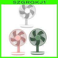 [szgrqkj1] Table Fan Personal Fan with Night Lamp USB Battery Powered for Dormitories