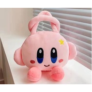 Girl Heart Cartoon Star Kirby Star Plush Bag Cute Zipper Coin Purse Handbag Children's Bag Birthday Gift for Girls Kids Boys Tiktok Patung Stuffed Animal Sotong Mainan Budak Peremp