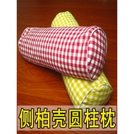 Wild Side Cypress Shell Cylindrical Pillow Cylindrical Shell Cypress Seed Pillow Black White Side Cy
