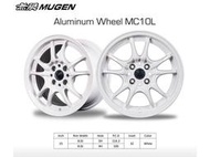 【CS車宮車業】日本無限 MUGEN 旋壓輕量化鋁圈 MC10L 15吋 4孔100 5孔114.3 各款車適用