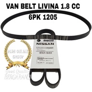VAN BELT FAN BELT LIVINA FAN BELT 1.8 CC 6PK 1205