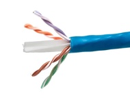 Monoprice Cat6 CMP Bulk Cable - 1000 Feet - Blue | UTP, UL, Solid, 23AWG, 550Mhz, Pure Bare Copper W