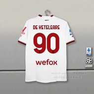 ۩  2022/23 ac milan jersey at 22 kaka ibrahimovic OTT breathable men and women football suit custom