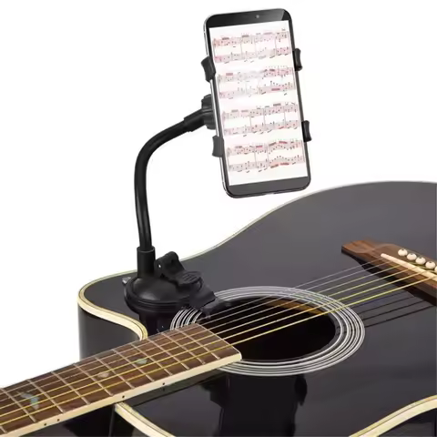 Phone Holder Stand for iPhone X Xiaomi Guitar Street Singing lyrics Song Car Holder Sucker Suction C