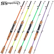 Sougayilang Fishing Rod 1.2M/3.9ft-1.65m/5.4ft 2Sections Spinning Straight Handle Lure Fishing Rod F