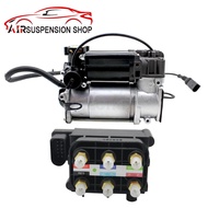 1x Air Compressor Pump With Solenoid Valve Block For Audi A8 Quattro D3 4E OEM 4E0616007C