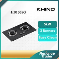 Khind Built-in Gas Hob [FREE IGNITION BATTERY] (4kW) HB802G2 / (5kW) HB1002G / Morgan (4.5kW) MBH-SD