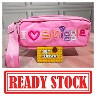 Smiggle Pencil Case Oblong Pink Pencil Case Stationery