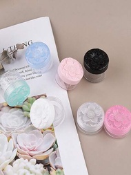 10 piezas de Envases de cosméticos en forma de flor para mascarilla facial, crema para la cara y loción, tamaño de viaje