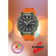 TMJ 100% ORIGINAL CASIO G-SHOCK GA-2100HC-4A (Oren Jelly)  HIDDEN COAST Theme Series JELLY RESIN STR