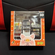 全新Tiny微影 X Lulu豬 7-11 1:35場景模型玩具 迷你精品貨架x雜誌架x微波爐櫃配件組合