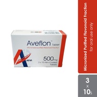 [exp:03/2025] AVEFLON 500MG TABLET 30 TABLET | HEMORROID BUASIR