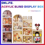 [OKLIFE®]Display cabinet for figures acrylic storage box blind box display rack blind box display bo