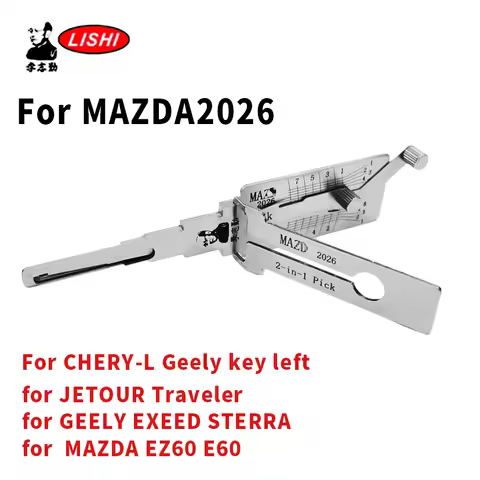 Original Lishi For Mazda 2026 2-in-1 Pick for Mazda 6E, CX-E and other EV models Laser/High Security