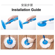 Spin Mop Replacement Spare Parts &amp; Accessories Mop Lantai Mop Spinner - Handle Assembly