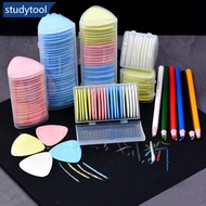 STUDYTOOL 10/20Pcs Colorful Erasable Tailors Chalk Fabric Leather Sewing Marker Clothing Pattern DIY